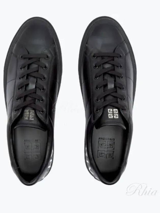 4G Leather Low Top Sneakers Black - GIVENCHY - BALAAN 2