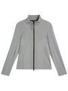 Slot Full Zip Mid Layer Zip Up Jacket Grey Melange - J.LINDEBERG - BALAAN 2