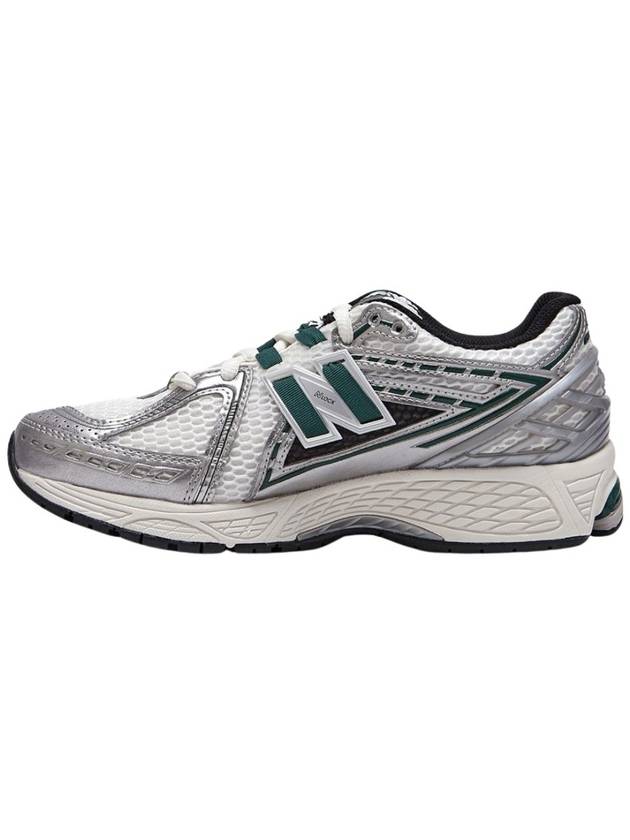 1906R Low Top Sneakers Silver Metallic Green - NEW BALANCE - BALAAN 3