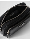 Re-Nylon Brushed Leather Shoulder Bag Black - PRADA - BALAAN 9