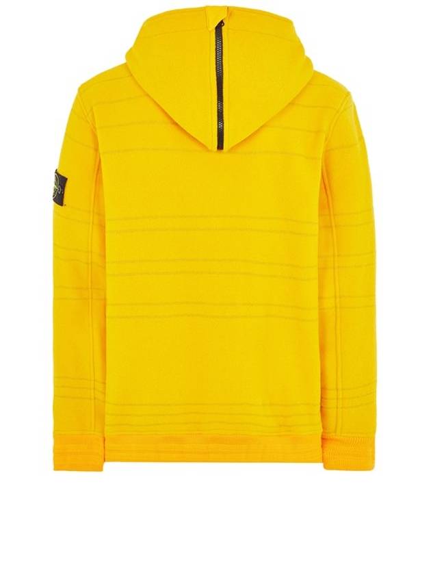 Men's Wappen Patch Zip-up Jacket Yellow - STONE ISLAND - BALAAN 3