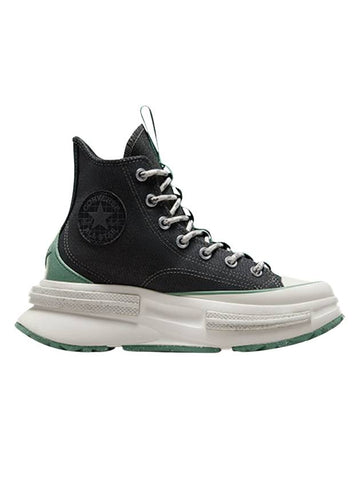 Run Star Legacy CX Platform Mix Material High Top Sneakers Black - CONVERSE - BALAAN 1