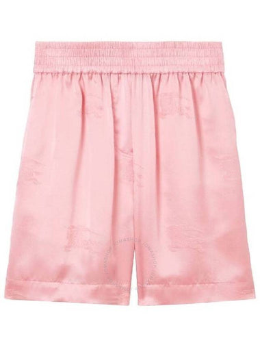 Burberry High Rise Jacquard Silk Shorts, Brand Size 4 (US Size 2) - BURBERRY - BALAAN 1