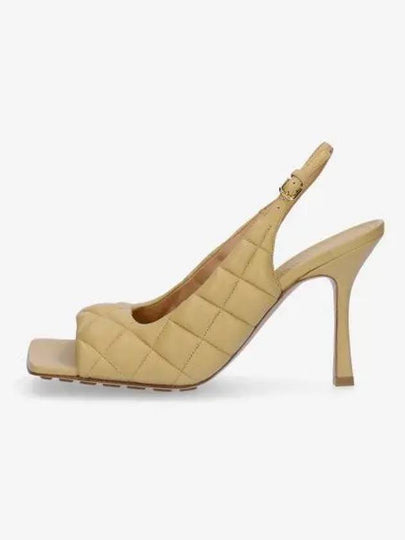 Padded Leather Sling Bag Heel Beige - BOTTEGA VENETA - BALAAN 2