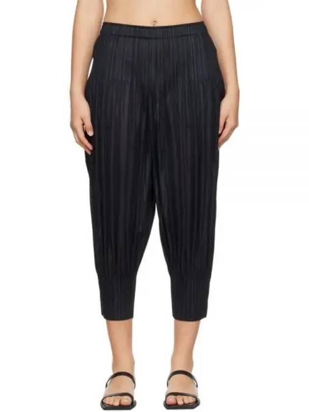 Fluffy Basic Track Pants Black - ISSEY MIYAKE - BALAAN 2