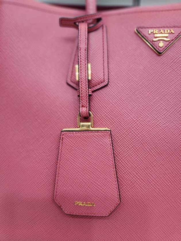 Saffiano Dubl Pink Tote Bag 2way B2756T - PRADA - BALAAN 9