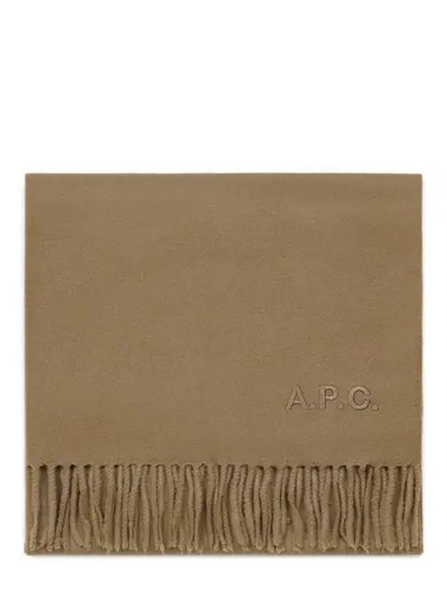 Ambroise Embroidered Muffler Camel - A.P.C. - BALAAN 5