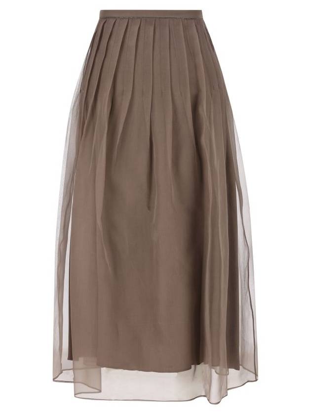 Brunello Cucinelli Skirts Brown - BRUNELLO CUCINELLI - BALAAN 2