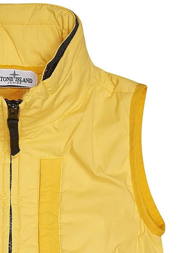 Kids Padded Gilet Jacket Yellow 7616G0132 V0030 - STONE ISLAND - BALAAN 3