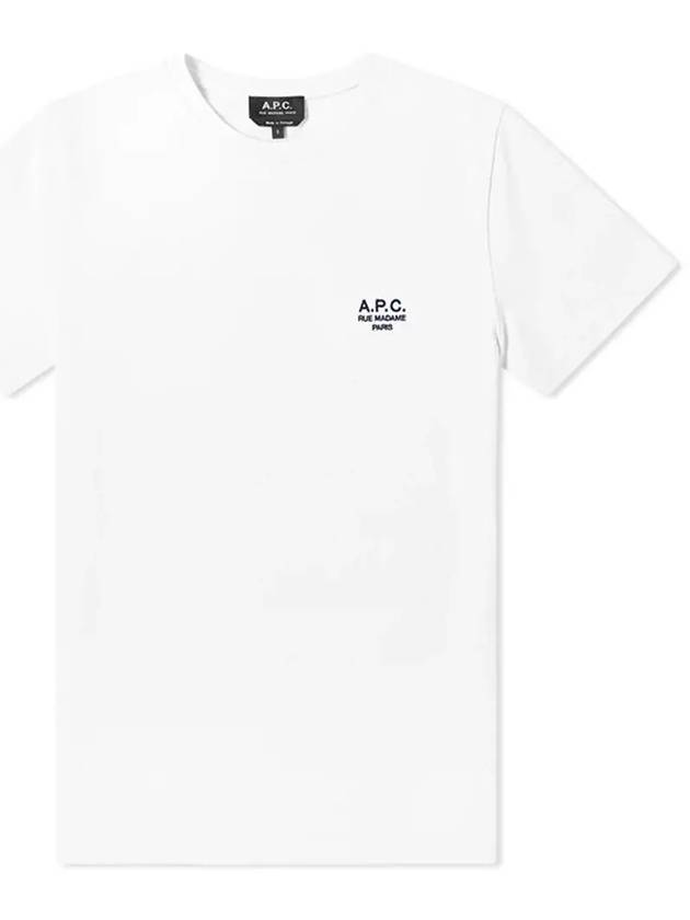 Raymond Short Sleeve T-shirt White - A.P.C. - BALAAN 3