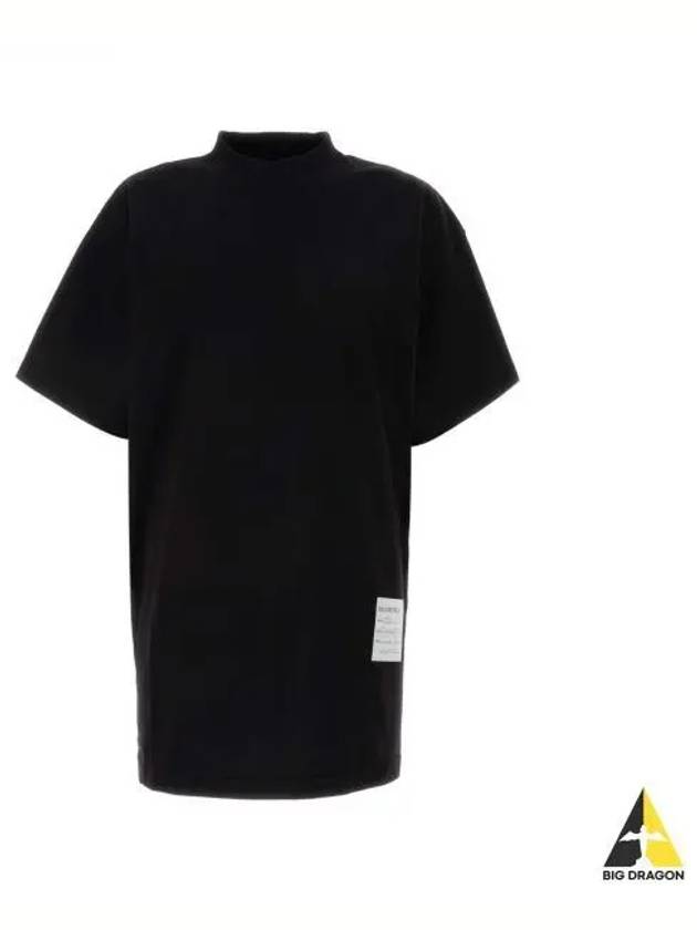 Sample Sticker Oversized Short Sleeve T-Shirt Black - BALENCIAGA - BALAAN 2