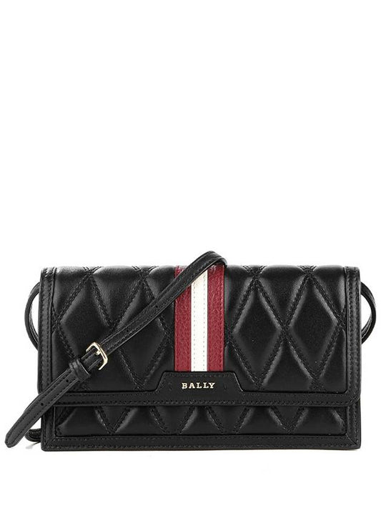 Quilted Leather Dafford Cross Bag Black - BALLY - BALAAN 2