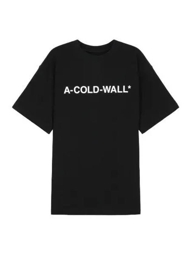 Essential Logo T Shirt Black Short Sleeve Tee - A-COLD-WALL - BALAAN 1