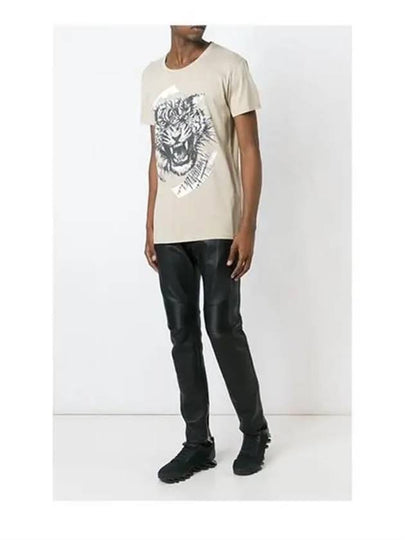 Tiger short sleeve tshirt S6HJ601 605 - BALMAIN - BALAAN 2