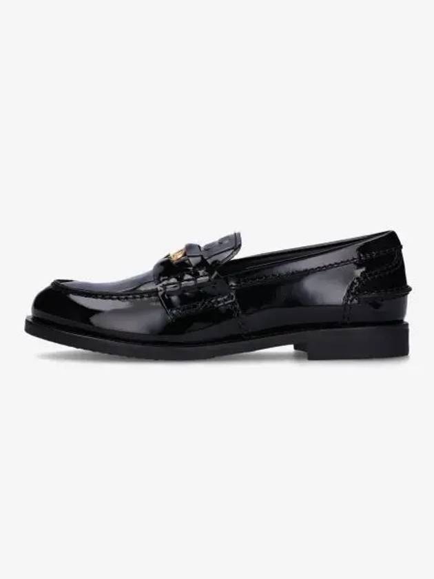 Patent Leather Penny Loafers Black - MIU MIU - BALAAN 2