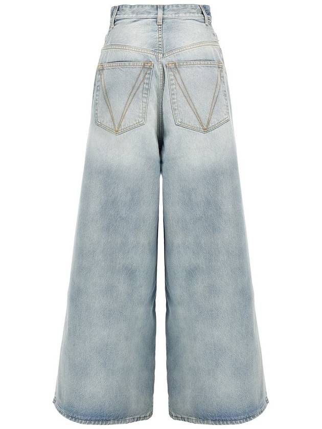 Vetements 'Crystal Logo Big Shape' Jeans - VETEMENTS - BALAAN 2