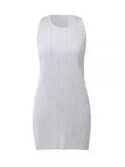 Pleated Sleeveless Short Dress Grey - ISSEY MIYAKE - BALAAN 2