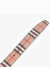 Vintage Check Reversible Leather Belt Beige - BURBERRY - BALAAN.