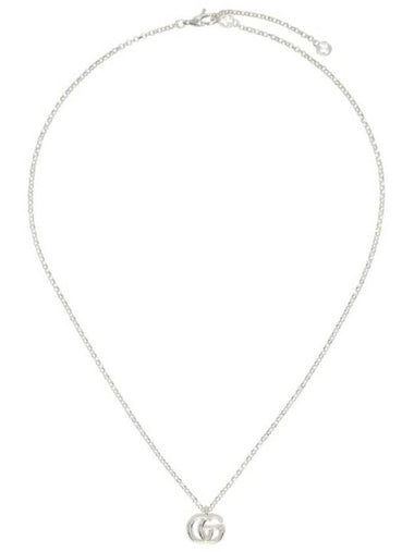 GG Marmont 925 Sterling Silver Necklace Silver - GUCCI - BALAAN 1