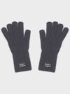 FLUFFY LOGO GLOVE CHARCOAL - RECLOW - BALAAN 6