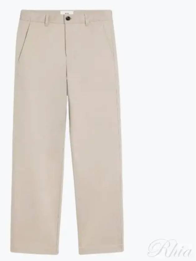 Tailored Straight Pants Light Beige - AMI - BALAAN 2