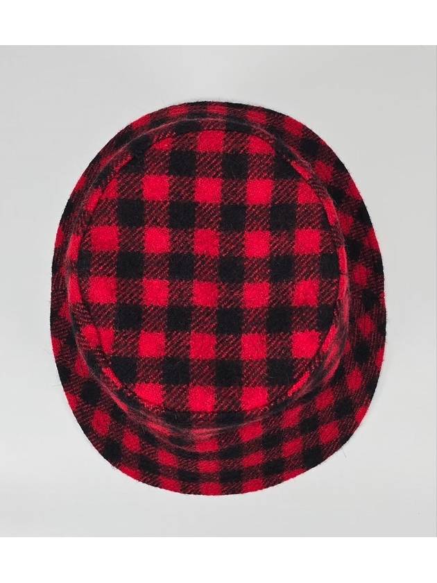 Tartan Pattern Logo Bucket Hat M - CELINE - BALAAN 5