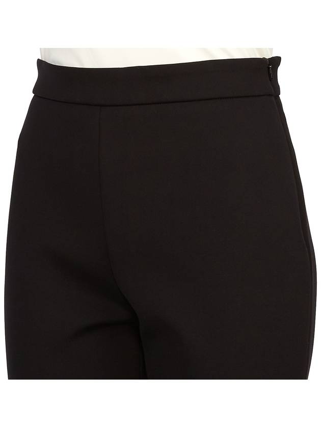 Sonni Zipper Polyamide Slacks Black - MAX MARA - BALAAN 9