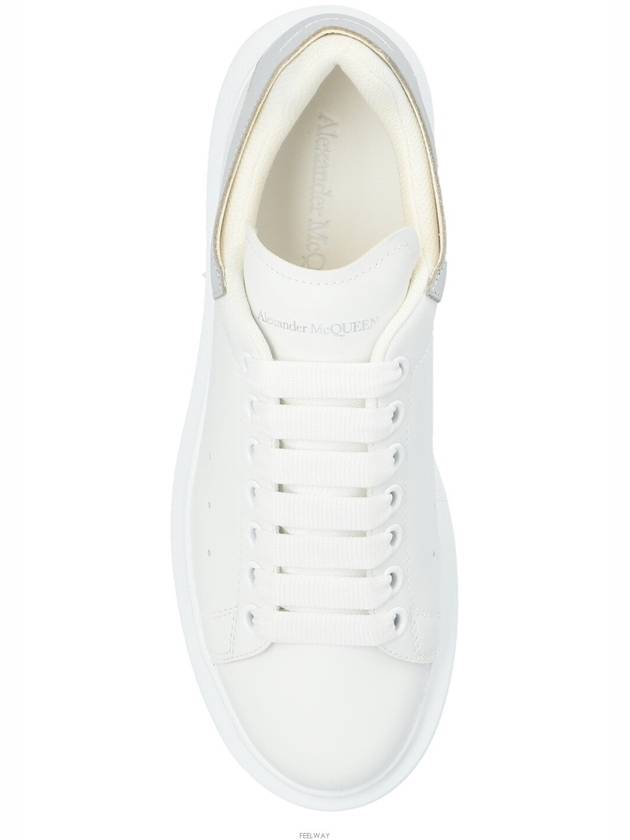 Silver Tab Low Top Sneakers White - ALEXANDER MCQUEEN - BALAAN 4