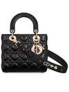 Lady My ABCDior Cannage Small Lambskin Tote Bag Black - DIOR - BALAAN 2