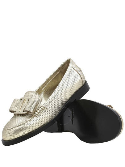 Salvatore Ferragamo Vivaldo Viva Leather Loafers, Size 7 - SALVATORE FERRAGAMO - BALAAN 2