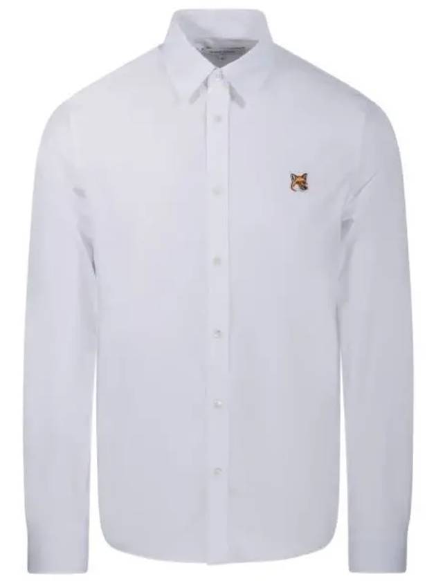 Long Sleeve Shirt MM00409WC5010 P100 WHITE - MAISON KITSUNE - BALAAN 2