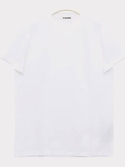 V-neck Short Sleeve T-Shirt White - JIL SANDER - BALAAN 2