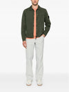 Organic Cotton Shirt Zip Up Jacket Musk - STONE ISLAND - BALAAN 3