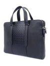 Gancini Leather Brief Case Black - SALVATORE FERRAGAMO - BALAAN 4