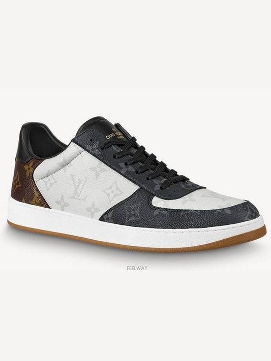 Rivoli Monogram Canvas Low Top Sneakers White Black - LOUIS VUITTON - BALAAN 2