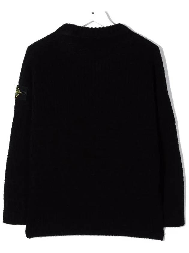 Kids Wappen Knit Black 7516505D2 V0029 - STONE ISLAND - BALAAN 3