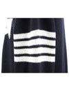 Diagonal armband anchor knit navy 4 105 - THOM BROWNE - BALAAN 4