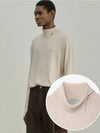 Cashmere Slit Turtleneck Knit Beige - NOIRER - BALAAN 3