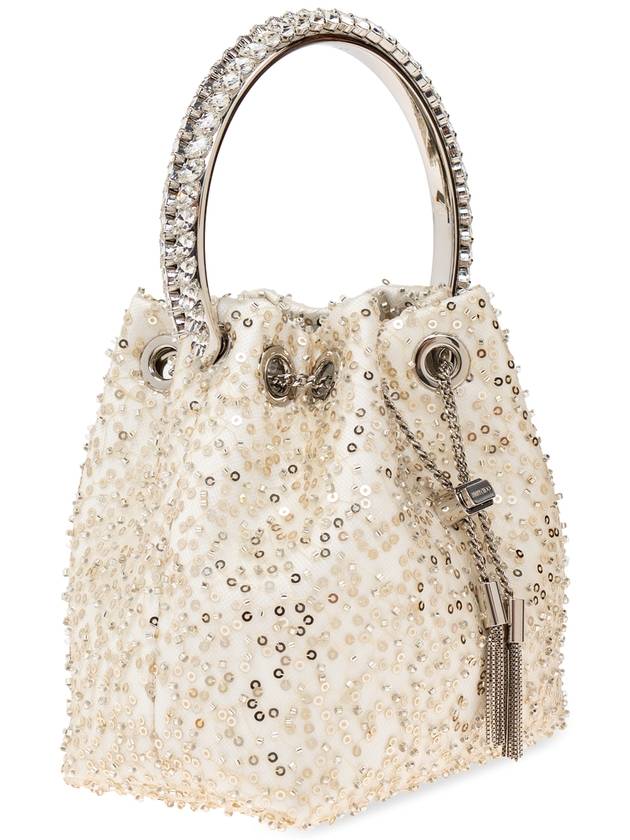 Jimmy Choo Handbag Bon Bon, Women's, Cream - JIMMY CHOO - BALAAN 4