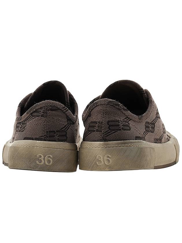 BB Monogram Low-Top Sneakers Grey - BALENCIAGA - BALAAN 5