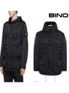 Wappen Patch Nylon Raso TC Hooded Jacket Black - STONE ISLAND - BALAAN 2