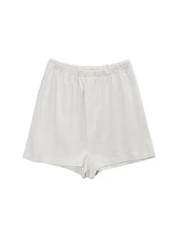 Women's DOMOND Shorts Undyed White SHDO WS 000 UD - BASERANGE - BALAAN 1