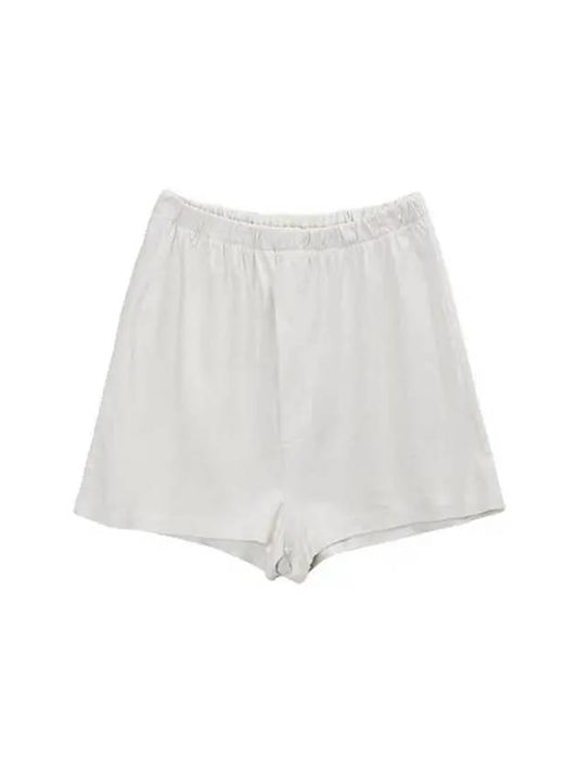 Women's DOMOND Shorts Undyed White SHDO WS 000 UD - BASERANGE - BALAAN 1