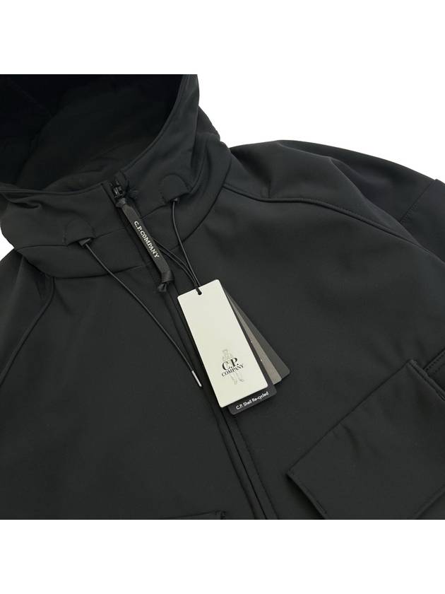 Lens Wappen Hooded Jacket Black - CP COMPANY - BALAAN 3