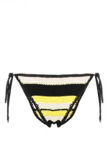 striped crochet bikini bottoms - GANNI - BALAAN 1