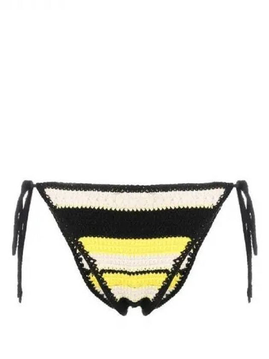 Striped Crochet Bikini Bottom 271697 - GANNI - BALAAN 1