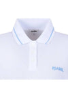 Logo Collar Neck T-Shirt MW3SE081WHT - P_LABEL - BALAAN 4