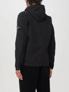 Supima Cotton Twill Stretch-TC Over Hooded Jacket Black - STONE ISLAND - BALAAN 7