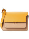 Saffiano Medium Trunk Shoulder Bag Yellow - MARNI - BALAAN 2