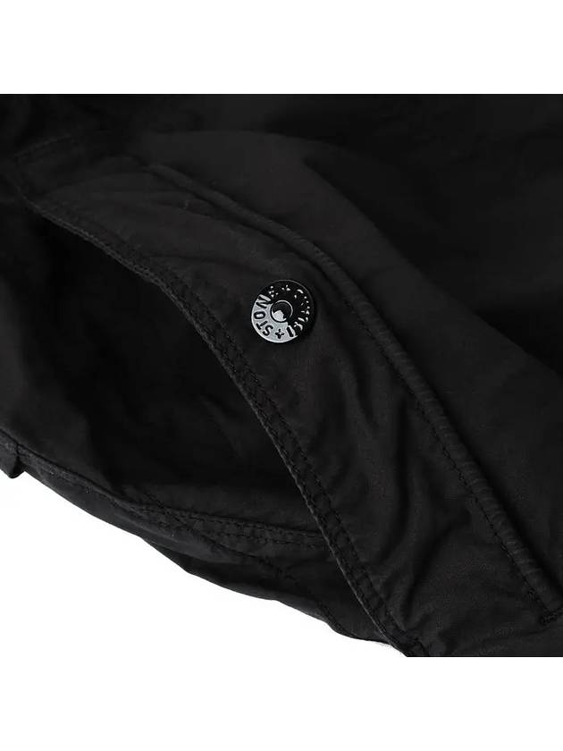 Wappen Logo Straight Pants Black - STONE ISLAND - BALAAN 6